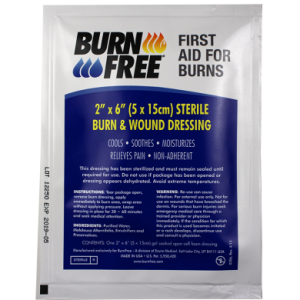 Burn Free - Sterile Burn & Wound Dressing 2" x 6"